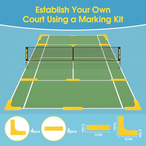 MangoStar 22FT Portable Pickleball Net with Accessories