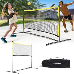 MerryMove 6ft Wide Pickleball Trainer with Practice Rebounder