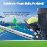YUEWO Tennis Ball Dropping Machine Pickleball Dropping Machine Tennis Ball Feeder Lightweight Serving Machine 13 Balls Height Adjustable