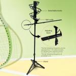 YUEWO Tennis Ball Dropping Machine Pickleball Dropping Machine Tennis Ball Feeder Lightweight Serving Machine 13 Balls Height Adjustable