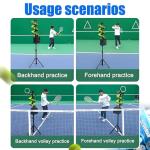 AETEREOS Electric Tennis Ball Dropping Machine Tennis Ball Feeder Tennis Machine Lightweight Tennis Serving Machine Frequency Adjustable for Pickleballs & Tennis Balls