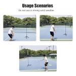 YUEWO Tennis Ball Dropping Machine Pickleball Dropping Machine Tennis Ball Feeder Lightweight Serving Machine 13 Balls Height Adjustable