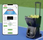 OLIN LaunchONE Pickleball Ball Launcher Training Machine, Battery Powered, Portable, Auto-Rotating (Black)