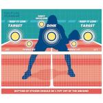 KeoPuals Pickleball Dink Pad - Training Wall Dink Pads for Practice