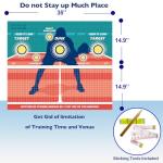 KeoPuals Pickleball Dink Pad - Training Wall Dink Pads for Practice