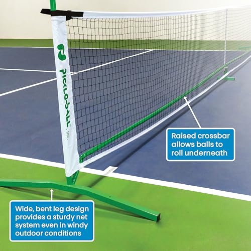 Portable Tournament Net System for Pickleball Court Setup