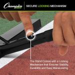 Champion Sports Portable Pickleball Net: Regulation-Size Net System – Easy Assembly with Carry Bag – 22' Wide x 36" Tall