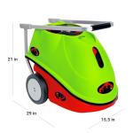 LOBSTER Sports Pickle Champion Pickleball Machine – Spin Control, Random Match-Play, 2-Line Drill, 6 Pre-Loaded Drill Patterns, Battery Powered, Portable, Holds 125 Balls, with 20-Function Remote