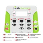 LOBSTER Sports Pickle Champion Pickleball Machine – Spin Control, Random Match-Play, 2-Line Drill, 6 Pre-Loaded Drill Patterns, Battery Powered, Portable, Holds 125 Balls, with 20-Function Remote