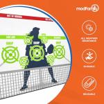 Pickleball Dink Pad Practice Board by ModFamily – 3"x4" Solo Wall Rebounder Training Aid to Improve Dinks, Accuracy & Game Control – Outdoor & Indoor Pickleball Training Tools for Beginners & Pros