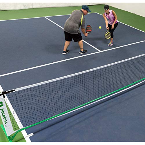Portable Tournament Net System for Pickleball Court Setup