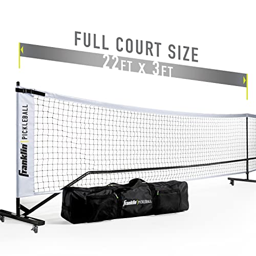 Franklin Sports Pickleball Net - Official Size with Wheels