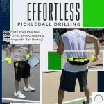 Premium Pickleball Ball Buddy – Hands-Free Training Aid + Free Keychain