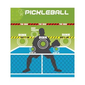 Portable Pickleball Trainer - Instant Feedback Rebounder, Training Aid for Backyard Practice, School Club Skill Development, Pickleball Practice Equipment, Adjustable Pickleballs Trainer for All Ages