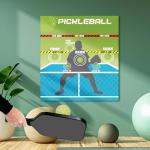Portable Pickleball Trainer - Instant Feedback Rebounder, Training Aid for Backyard Practice, School Club Skill Development, Pickleball Practice Equipment, Adjustable Pickleballs Trainer for All Ages