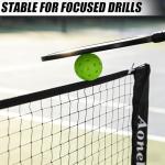 Aoneky Portable Pickleball & Tennis Practice Net - No Tools Easy Setup in Minutes, 10ft Freestanding Net for Driveway, Backyard, Indoor, Outdoor Use, Includes Carry Bag