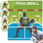 Portable Pickleball Trainer - Instant Feedback Rebounder, Training Aid for Backyard Practice, School Club Skill Development, Pickleball Practice Equipment, Adjustable Pickleballs Trainer for All Ages
