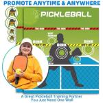 Portable Pickleball Trainer - Instant Feedback Rebounder, Training Aid for Backyard Practice, School Club Skill Development, Pickleball Practice Equipment, Adjustable Pickleballs Trainer for All Ages