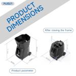 Pickleball Machine, PUSUN Automatic Pickleball Launcher for Professional Training, Support App&Remote Control Speed/Angle/Rotation, Large Capacity for 85+Ball, 4-6 Hour Battery Life, Self-Programming