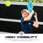 Franklin Sports Oversized Training Pickleballs - Training Balls for Beginners + Skill Practice - Extra Large 80mm Outdoor Pickleballs - Jumbo 3 Pack - Practice Aid - Optic Yellow