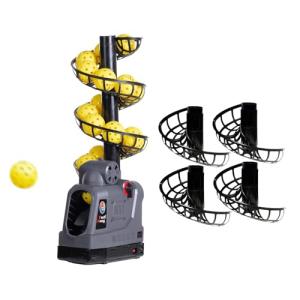 Furlihong 681PBH Pickleball Machine and Extendable Ball Chute Bundle