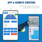 Pickleballs Machine, Pickleballs Training Equipment, Practice Launcher for 40 Balls Pickleballs Training, Adjustable Throwing Angle, Speed, Rotation Frequency for Beginners