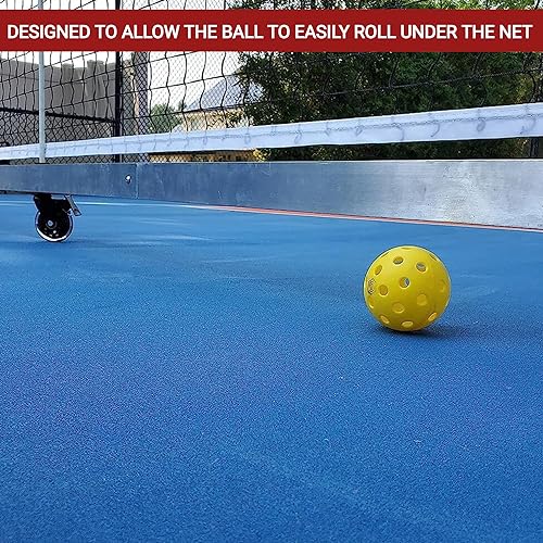 Indoor/Outdoor Portable Pickleball Net with Rust-Proof Aluminum Frame