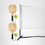 Franklin Sports Pickleball Starter Set - Official Starter Set of The US Open - Includes Net, (2) Paddles, and (2) X-40 Pickleballs