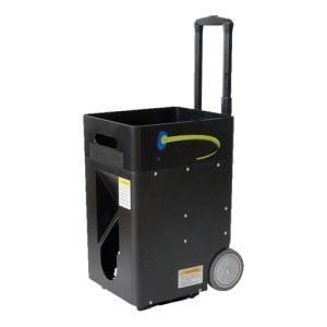 PicklebaII Ball Machine, Portable Electric Picklebäll Launcher Trainer with App Control, 40 Ball Capacity, Adjustable Speed & Spin, Battery Powered with Wheels