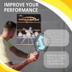 PodiuMax Pickleball Dink Pad for Improved Accuracy and Control, Wall Pickleball Rebounder Training Aid, Outdoor Wall Drill Poster (4x3ft)