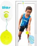 Dink’r Pickleball Training Device 2.0 – Solo Trainer for Home Practice | 10-Foot Auto-Lock Cord, Quick-Switch Ball System, Dual Mounting Plates | Fun Gift for Pickleball Players & Families