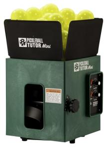 Pickleball Tutor Mini with Oscillator. Ball Machine. Lightweight and Compact. Made in U.S.A. by #1 Pickleball Machine Company.