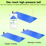 WYBYYDS Pickleball Machine, Automatic Tennis Pitching Machine Pickleball Launcher with Auto Swing Base Adjustable Speed & Angles,for All-Level Training