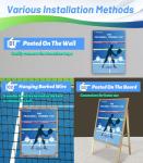 KEALEA Pickleball Training Aids Dink Pad, Practice Pickleball Skill for Indoor and Outdoor Training Court