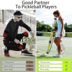 SELMOR 17 Balls Pickleball Ball Retriever & Ball Holder Storage with Strap, Back Saver for Pickleball Accessories, Quick for Pickleball Tube Ball Pickup