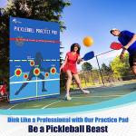 2Pcs Pickleball Practice Pads Dink Pad for Walls, Pickleball Training Poster, Pad for Pickleball Dink Train Indoor Rooms, Yard, Gym, Dink Master Exercise Rebounder Aids(Blue, 2pc)