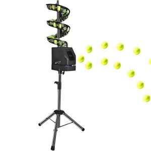 WYBYYDS Pickleball Automatic Launcher Adjustable Speed, Spin & Angles for Dinks, Chops, Volleys & Serves Tennis Ball Thrower for Beginners