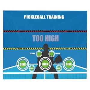 LeeQinersw Pickleball Dink Pad Pickleball Training Poster Mat Pickleball Practice Pad Pickleball Rebounder Aid Paper Glue Suitable for Home Practice Wall