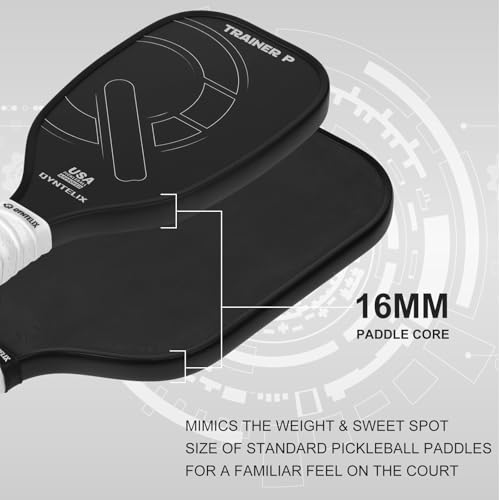 Qyntelix Pickleball Training Paddle - Carbon Fiber Material