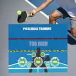 LeeQinersw Pickleball Dink Pad Pickleball Training Poster Mat Pickleball Practice Pad Pickleball Rebounder Aid Paper Glue Suitable for Home Practice Wall