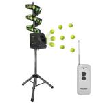 Tennis Ball Dropping Machine, Portable Tennis Ball Tosser with Remote Control, 33 Ball Capacity, Height & Direction Adjustable, Pickleball Launcher for Beginners, Kids, Court