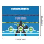 LeeQinersw Pickleball Dink Pad Pickleball Training Poster Mat Pickleball Practice Pad Pickleball Rebounder Aid Paper Glue Suitable for Home Practice Wall