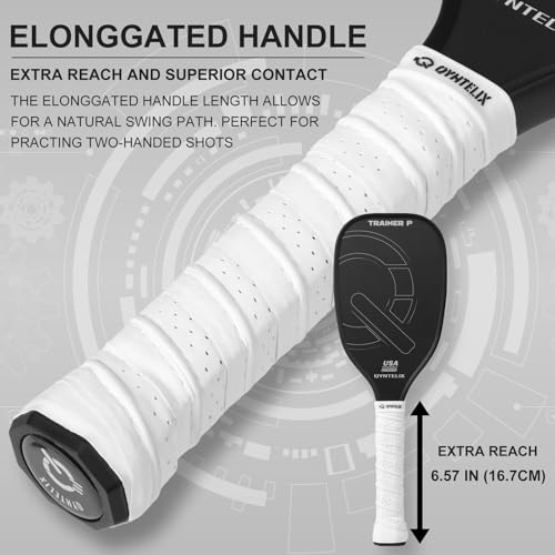 Qyntelix Pickleball Training Paddle - Carbon Fiber Material