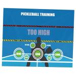 LeeQinersw Pickleball Dink Pad Pickleball Training Poster Mat Pickleball Practice Pad Pickleball Rebounder Aid Paper Glue Suitable for Home Practice Wall