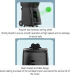 GJOPU Pickleball Ball Machine, Automatic Ball Launcher, 20 Drop-in Programming, 80 Large Capacity (Not Included), Serve Frequency: 1.8 Seconds-8.8 Seconds, for Training Players