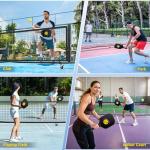 TYRSEN Pro Pickleball Net – Hand Winch Tension System, 22ft Tournament-Grade, Anti-Sag, Locking Wheels, Heavy-Duty Frame, Easy Setup, Portable & Carry Bag Included