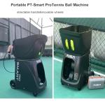 Pickleball Machine, PUSUN Automatic Pickleball Launcher for Professional Training, Support App&Remote Control Speed/Angle/Rotation, Large Capacity for 85+Ball, 4-6 Hour Battery Life, Self-Programming