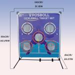 Pickleball Target Net - 5-Hole Pickle Ball Training Aids with Stable Frame,Multi-Scene Practice Equipment for Dink/Drive/Drop Shots,Compatible with Pickleball&Tennis Portable Pickle Ball Net