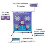 Pickleball Target Net - 5-Hole Pickle Ball Training Aids with Stable Frame,Multi-Scene Practice Equipment for Dink/Drive/Drop Shots,Compatible with Pickleball&Tennis Portable Pickle Ball Net