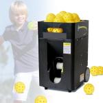 PicklebaII Ball Trainer, Automatic Picklebäll Launcher Machine, 40 Capacity, Adjustable Speed & Angle, Portable with Pull Handle
